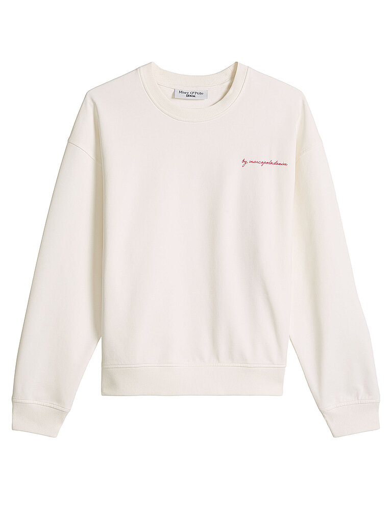 Marc O'Polo Denim Sweatshirt Silky White Size S 2